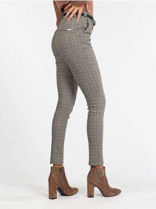 Women's prince of wales trousers