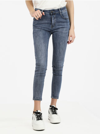 Women's push-up jeans with light point on the end