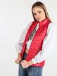 Women's quilted sleeveless jacket with pockets