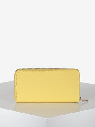 Women's rectangular wallet in eco-leather
