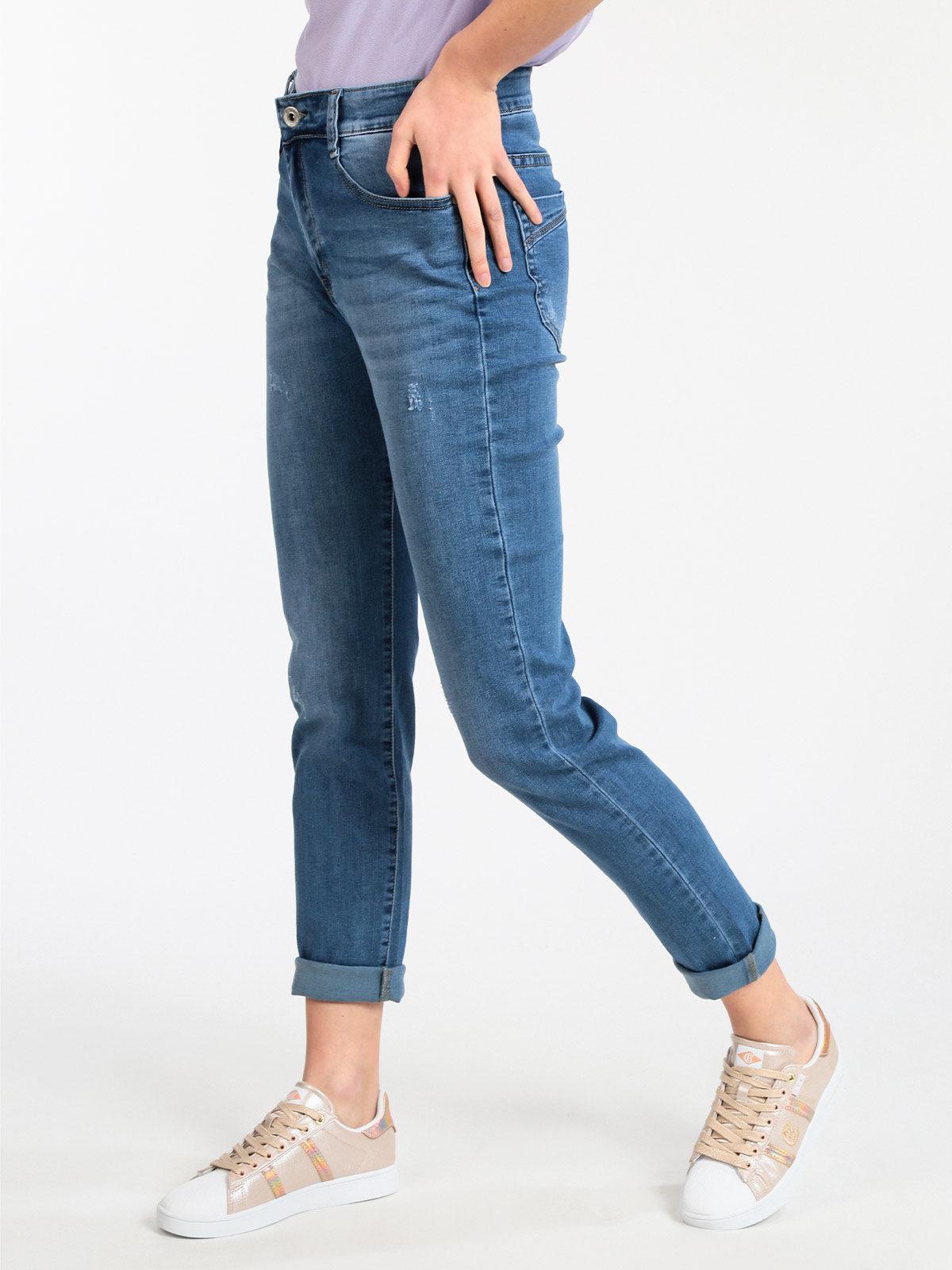 Miss Natalie Women's regular fit jeans: Straight Leg Jeans
