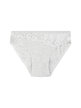 Women's ribbed briefs with lace