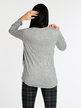 Women's round neck sweater