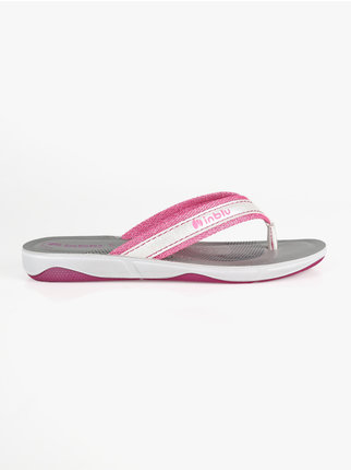 Women's rubber flip flops