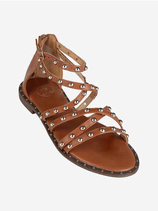 Women's sandals with studs