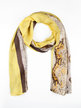 Women's scarf in python silk blend