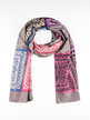 Women's scarf in viscose with prints