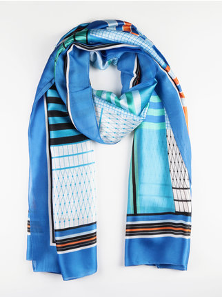 Women's scarf with prints