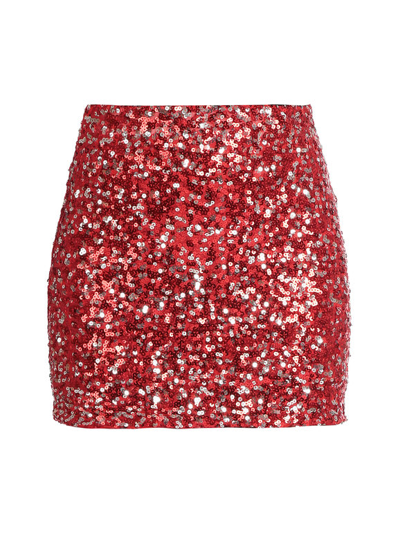 Women's sequin short skirt