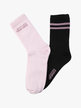 Women's short cotton socks. Pack of 2 pairs