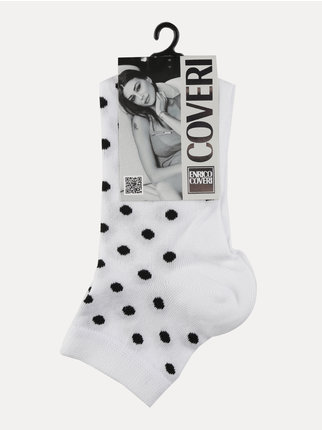 Women's short polka dot socks