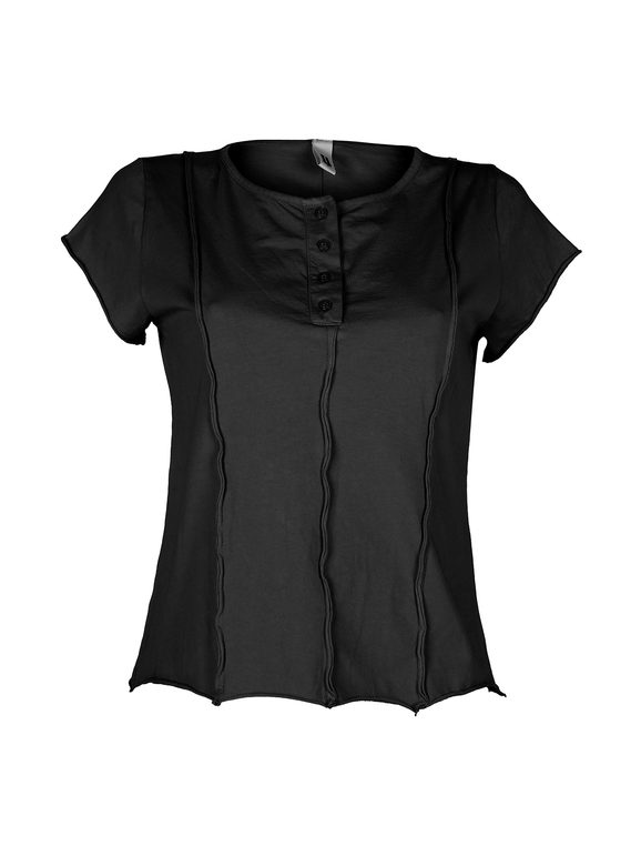 Women's short sleeve cotton T-shirt