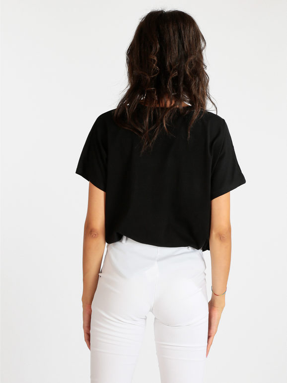 Women's short-sleeved maxi t-shirt