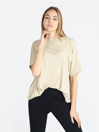 Women's short-sleeved maxi t-shirt