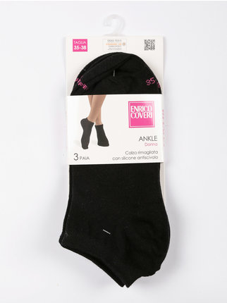 women's short socks 3 pairs