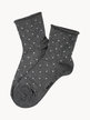 Women's short socks in polka dot cotton