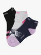 Women's short socks pack of 3 pairs