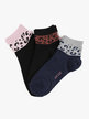 Women's short socks- pack of 3 pairs