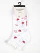 Women's short socks with lace