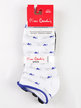 Women's short socks with lettering  Pack of 3 pairs