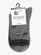 Women's short socks with lurex and brooch