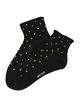 Women's short socks with polka dots