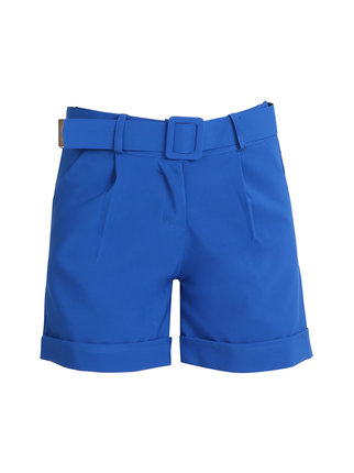 Women's shorts with belt