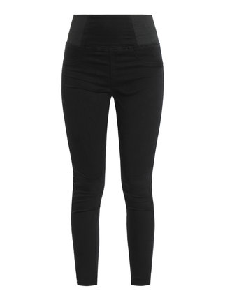 Women's skinny trousers with elasticated waist