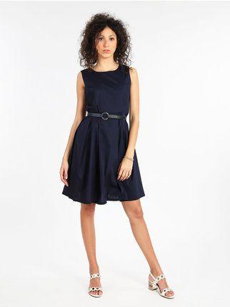 Women's sleeveless cotton dress