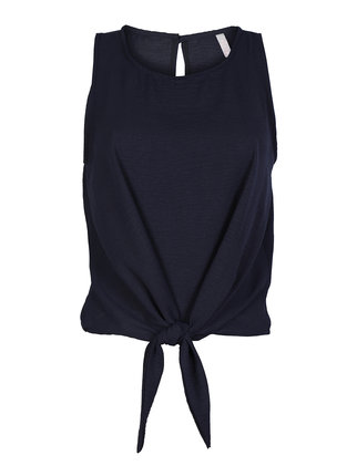 Women's sleeveless top with knot