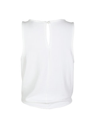 Women's sleeveless top with knot