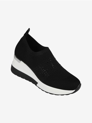 Women's slip-on sneakers with wedge