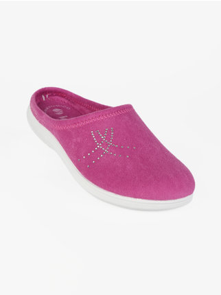 Women's slippers in fabric