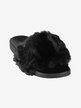 Women's slippers with faux fur