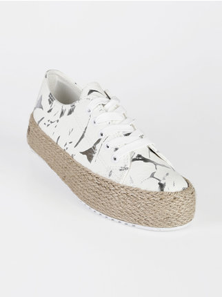 Women's sneakers with rope platform   6730