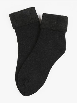 Women's socks in thermal microfleece