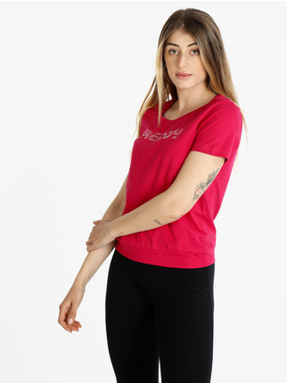 Women's sports T-shirt with lettering