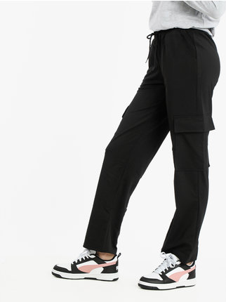 Women's sports trousers with big pockets