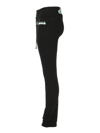 Women's sports trousers with writing on the back