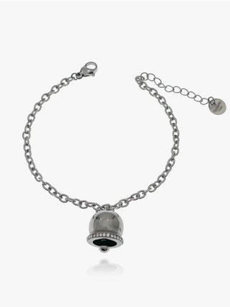 Women's steel bell bracelet