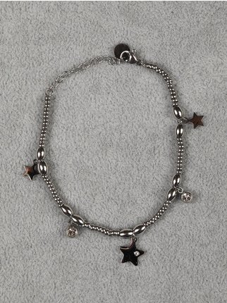 Women's steel bracelet with stars