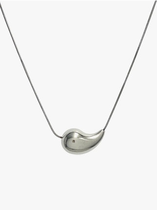 Women's steel drop necklace