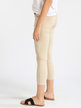 Women's stretch trousers with turn-ups