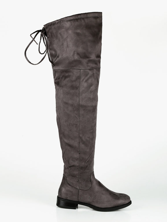 Women's suede high boots
