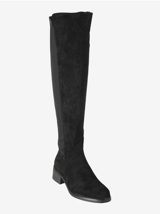 Women's suede knee-high boots
