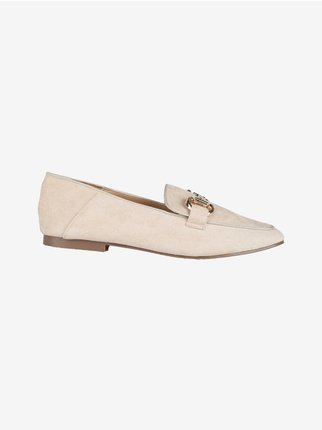 Women's suede loafers