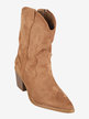 Women's suede Texan boots