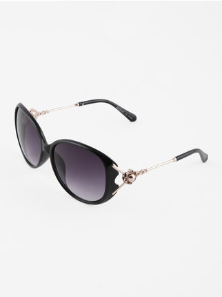 Women's sunglasses with decoration