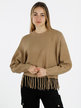 Women's sweater with fringes
