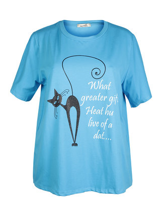 Women's t-shirt with plus size lettering